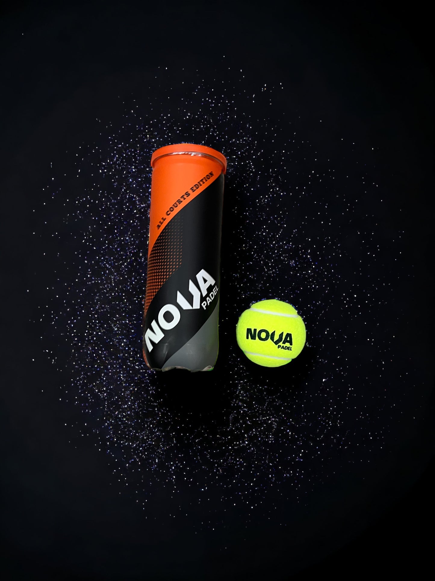 1 Tubo - Nova Padel Balls - All Courts Edition